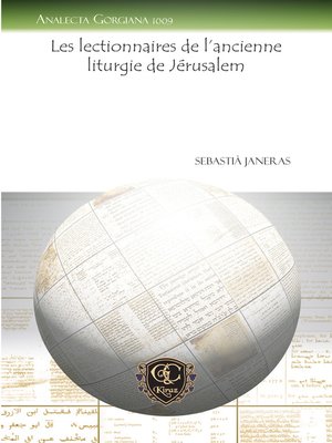 cover image of Les lectionnaires de l'ancienne liturgie de Jérusalem